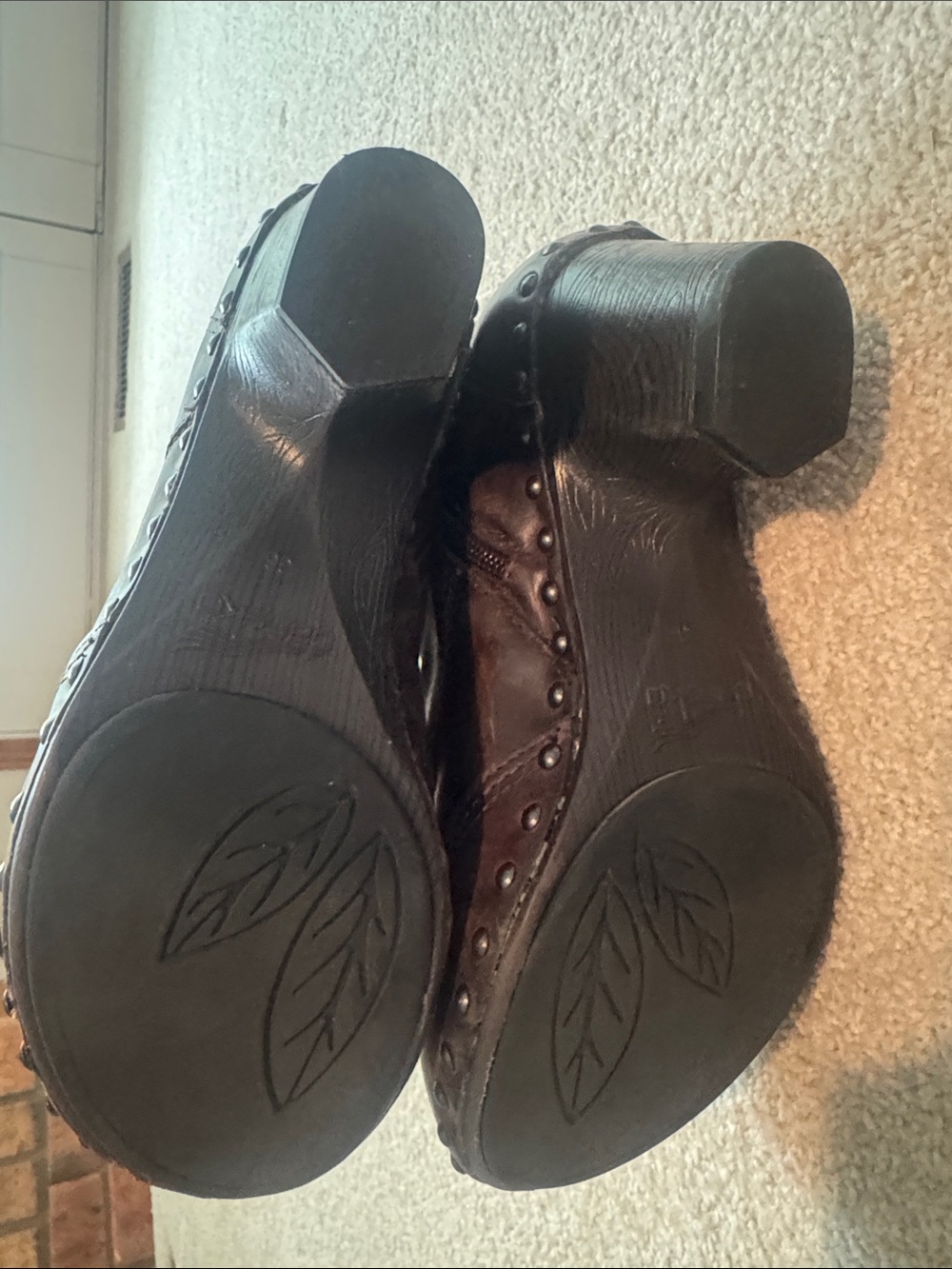 Dansko Women's Dark Brown Lace-Up Platform Boots - Picture 5 of 11